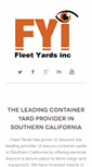 Mobile Screenshot of fleetyardsinc.com